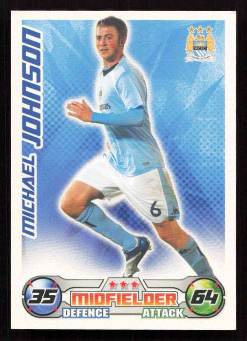 Topps Match Attax PL 2008/2009 Manchester City - Michael Johnson