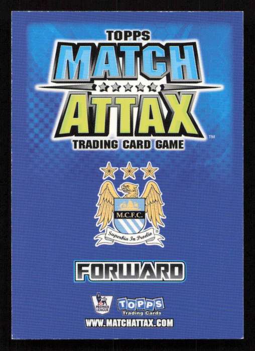 Topps Match Attax PL 2008/2009 Manchester City - Jo
