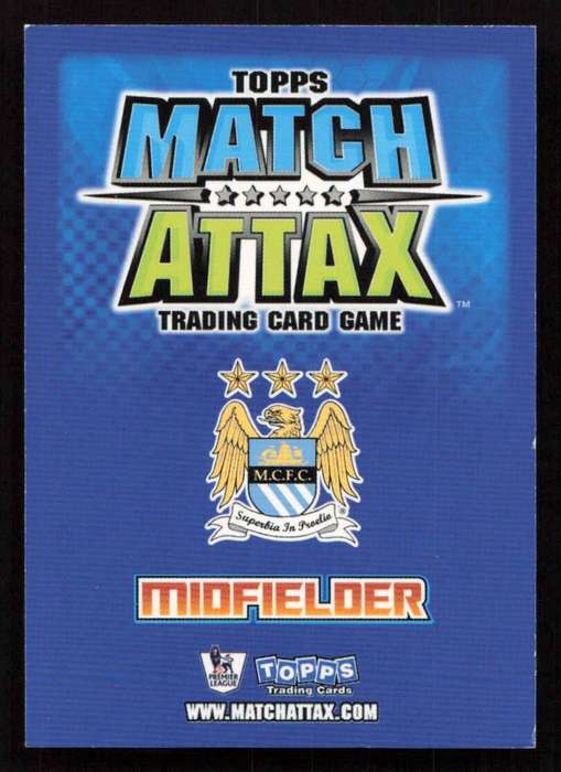 Topps Match Attax PL 2008/2009 Manchester City - Shaun Wright-Phillips Star Player