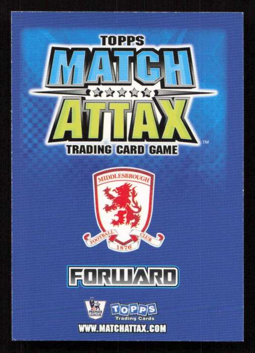 Topps Match Attax PL 2008/2009 Middlesbrough - Marvin Emnes