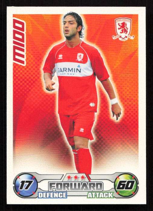 Topps Match Attax PL 2008/2009 Middlesbrough - Mido