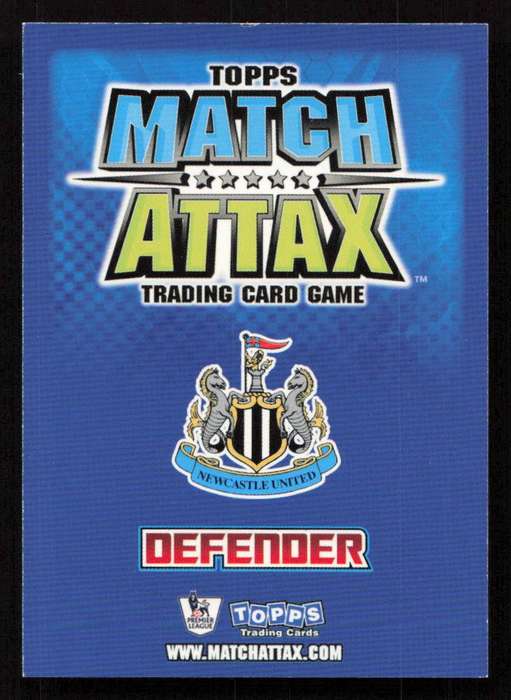 Topps Match Attax PL 2008/2009 Newcastle United - Habib Beye