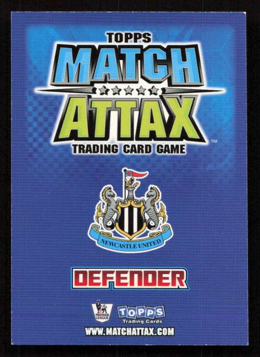Topps Match Attax PL 2008/2009 Newcastle United - David Edgar