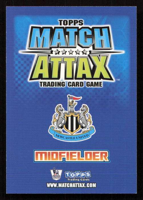 Topps Match Attax PL 2008/2009 Newcastle United - Danny Guthrie