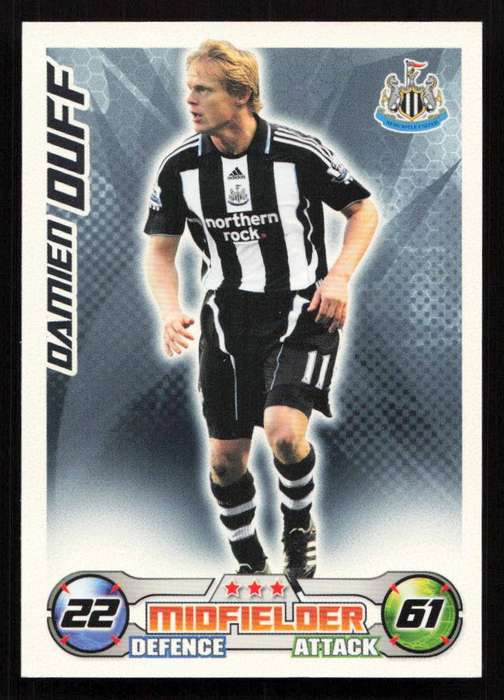 Topps Match Attax PL 2008/2009 Newcastle United - Damien Duff