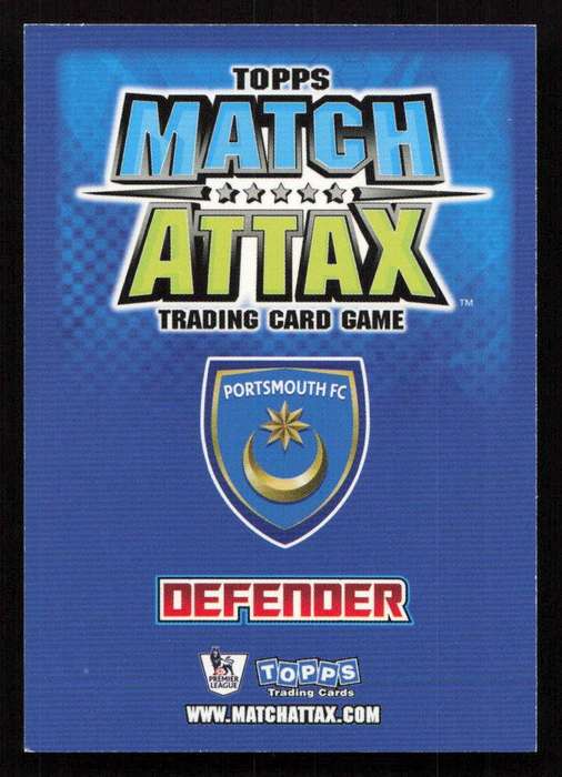 Topps Match Attax PL 2008/2009 Portsmouth - Hermann Hreidarsson