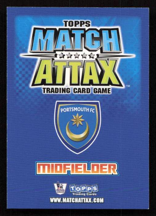 Topps Match Attax PL 2008/2009 Portsmouth - Arnold Mvuemba