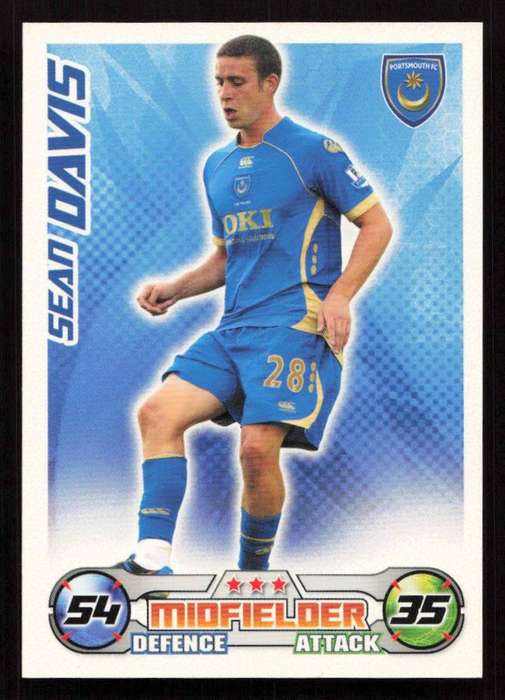 Topps Match Attax PL 2008/2009 Portsmouth - Sean Davis