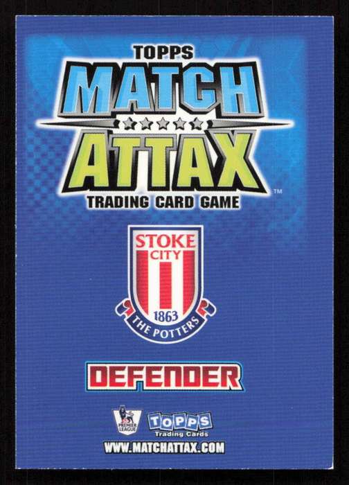 Topps Match Attax PL 2008/2009 Stoke City - Andy Griffin