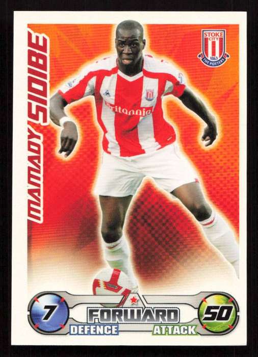 Topps Match Attax PL 2008/2009 Stoke City - Mamady Sidibe