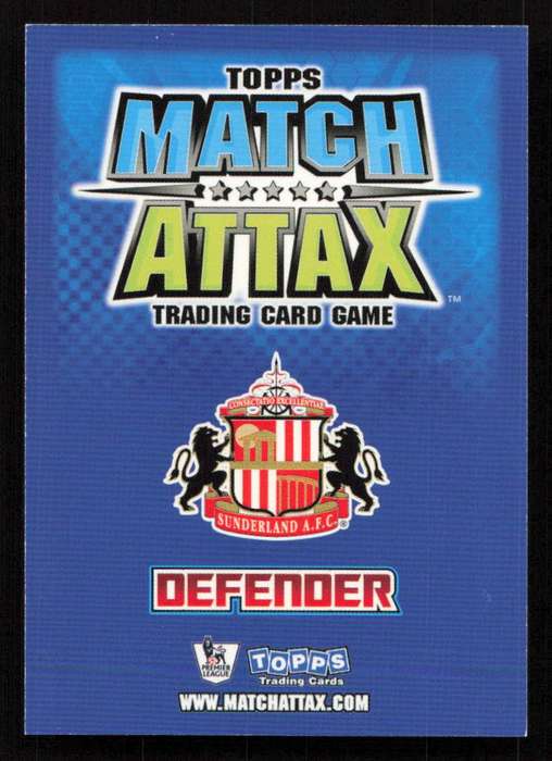 Topps Match Attax PL 2008/2009 Sunderland - Danny Collins