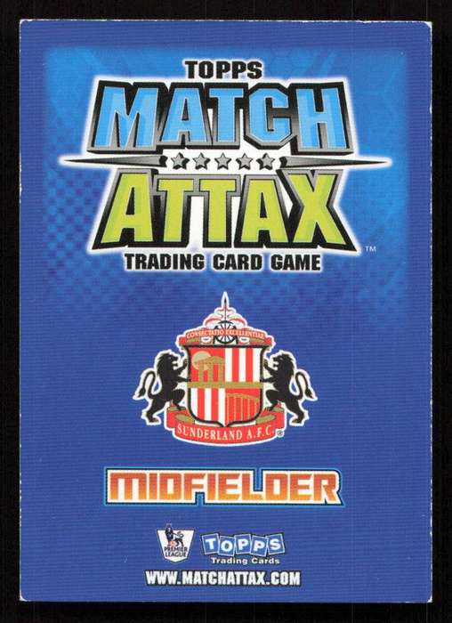Topps Match Attax PL 2008/2009 Sunderland - Grant Leadbitter
