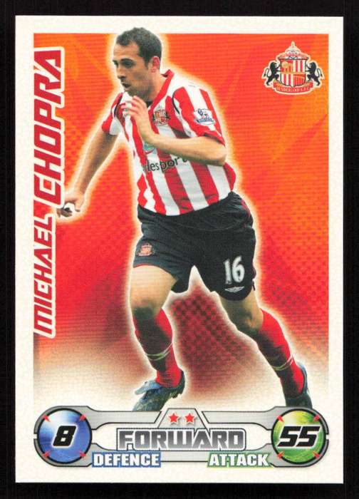 Topps Match Attax PL 2008/2009 Sunderland - Michael Chopra
