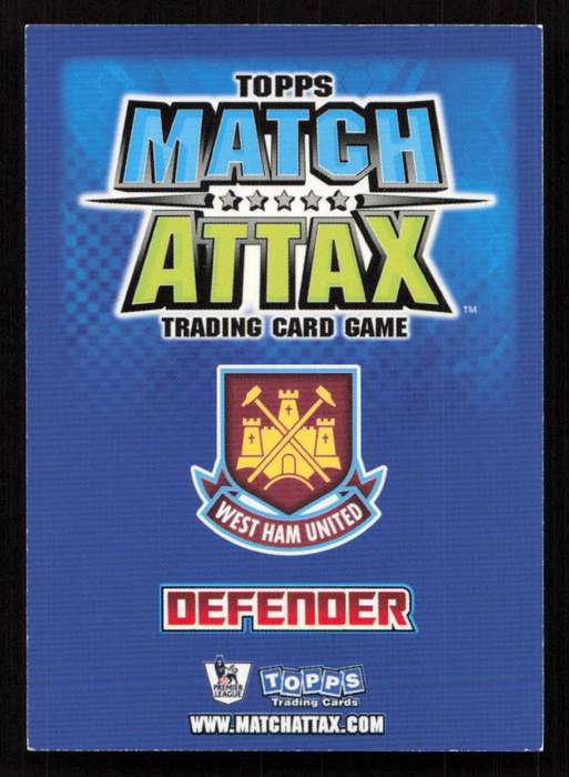 Topps Match Attax PL 2008/2009 West Ham United - Lucas Neill