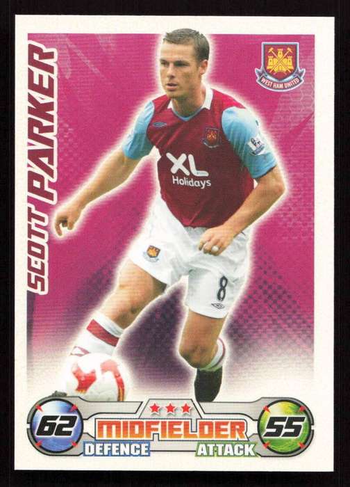 Topps Match Attax PL 2008/2009 West Ham United - Scott Parker