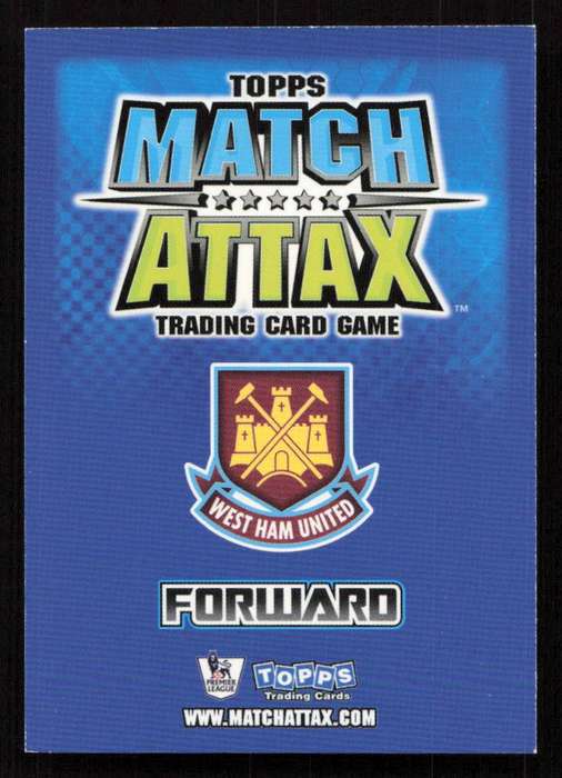 Topps Match Attax PL 2008/2009 West Ham United - Dean Ashton Star Player