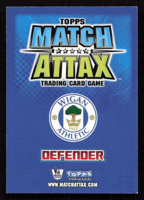Topps Match Attax PL 2008/2009 Wigan Athletic - Mario Melchiot Man of the Match