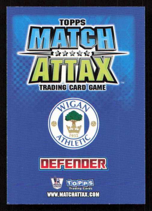Topps Match Attax PL 2008/2009 Wigan Athletic - Paul Scharner