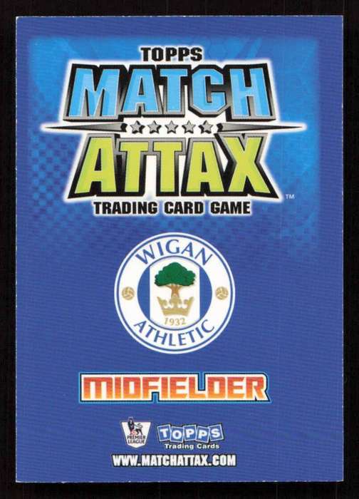 Topps Match Attax PL 2008/2009 Wigan Athletic - Daniel De Ridder