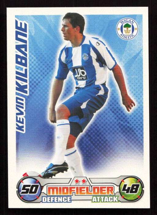 Topps Match Attax PL 2008/2009 Wigan Athletic - Kevin Kilbane