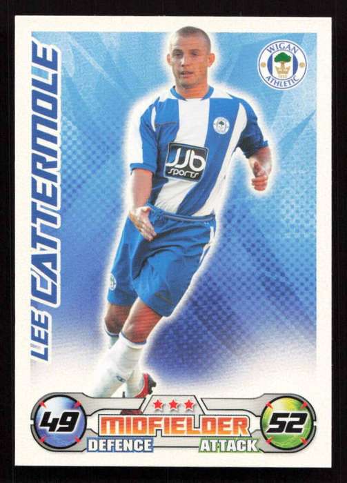 Topps Match Attax PL 2008/2009 Wigan Athletic - Lee Cattermole