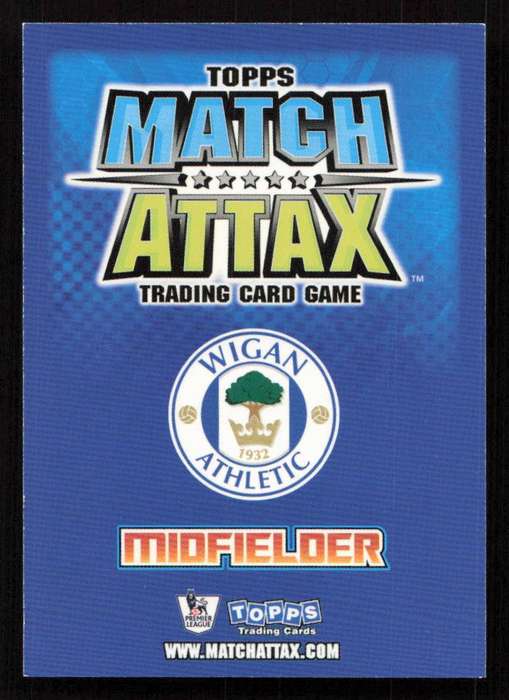 Topps Match Attax PL 2008/2009 Wigan Athletic - Michael Brown