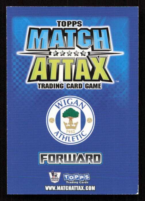 Topps Match Attax PL 2008/2009 Wigan Athletic - Amr Zaki