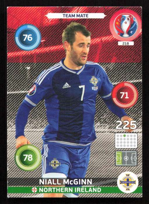 Panini UEFA Euro 2016 / XL Adrenalyn  - Northern Ireland - Niall McGinn
