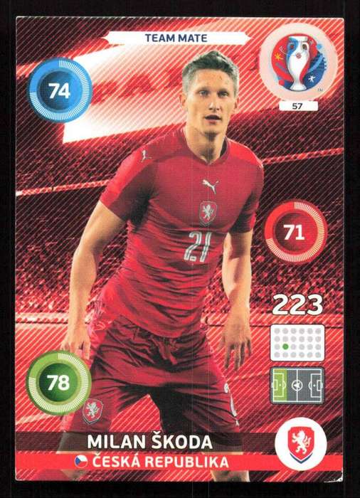Panini UEFA Euro 2016 / XL Adrenalyn  - Ceska Republika - Milan Skoda