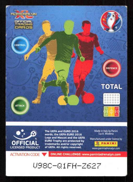 Panini UEFA Euro 2016 / XL Adrenalyn  - England - Adam Lallana