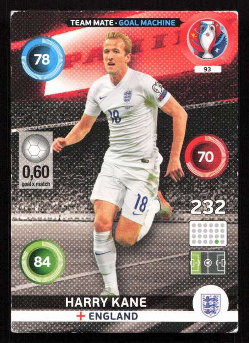 Panini UEFA Euro 2016 / XL Adrenalyn  - England - Harry Kane