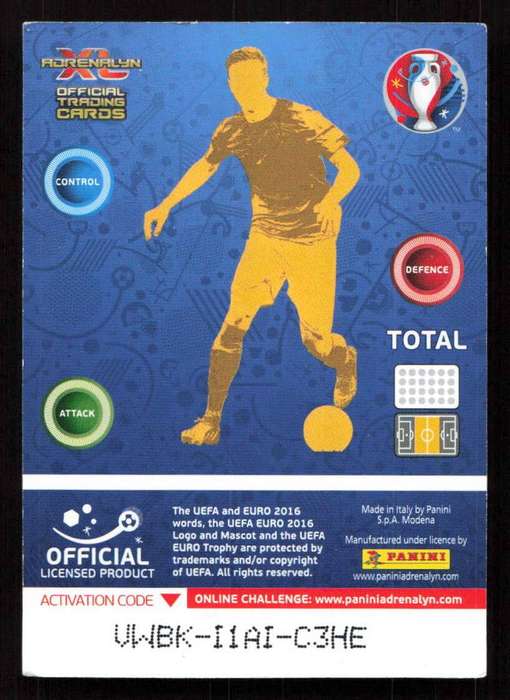 Panini UEFA Euro 2016 / XL Adrenalyn  - England - James Milner