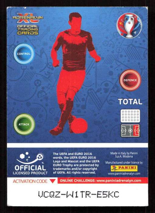 Panini UEFA Euro 2016 / XL Adrenalyn  - England - Gary Cahill