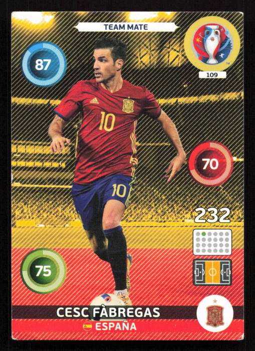 Panini UEFA Euro 2016 / XL Adrenalyn  - Espana - Cesc Fabregas