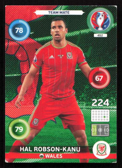 Panini UEFA Euro 2016 / XL Adrenalyn  - Wales - Hal  Robson-Kanu