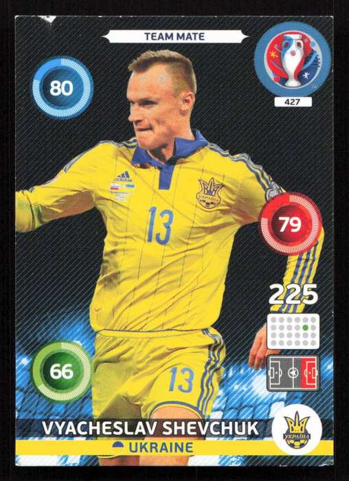 Panini UEFA Euro 2016 / XL Adrenalyn  - Ukraine - Vyacheslav Shevchuk