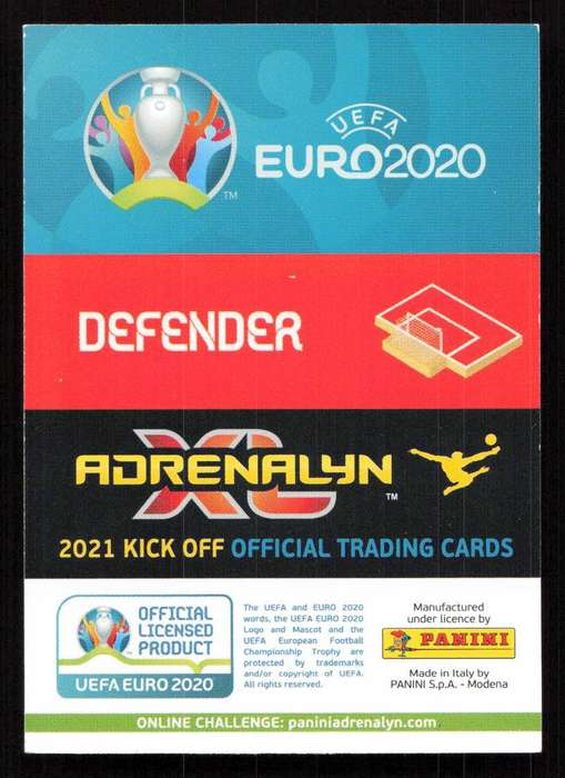 Panini UEFA Euro 2020 / XL Adrenalyn - Belgium - Thomas Meunier