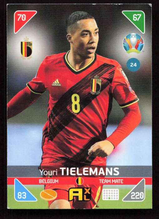 Panini UEFA Euro 2020 / XL Adrenalyn - Belgium - Youri Tielemans