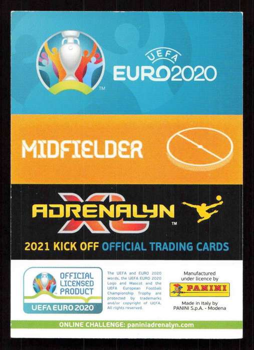Panini UEFA Euro 2020 / XL Adrenalyn - Belgium - Youri Tielemans