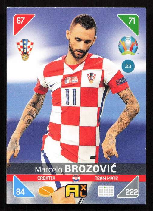 Panini UEFA Euro 2020 / XL Adrenalyn - Croatia - Marcelo Brozovic
