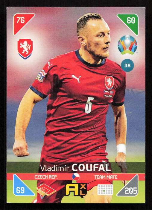 Panini UEFA Euro 2020 / XL Adrenalyn - Czech Rep - Vladimir Coufal