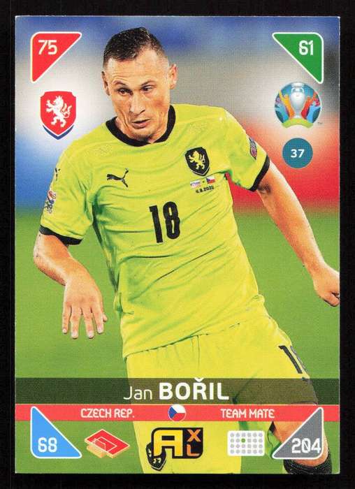 Panini UEFA Euro 2020 / XL Adrenalyn - Czech Rep - Jan Boril