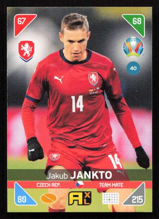 Panini UEFA Euro 2020 / XL Adrenalyn - Czech Rep -  Jakub Jankto