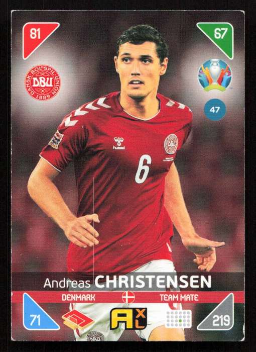 Panini UEFA Euro 2020 / XL Adrenalyn - Denmark - Andreas Christensen