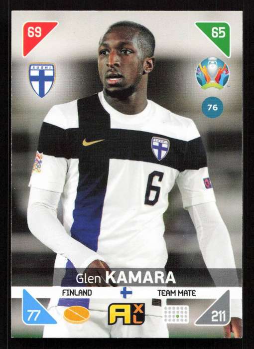 Panini UEFA Euro 2020 / XL Adrenalyn - Finland - Glen Kamara