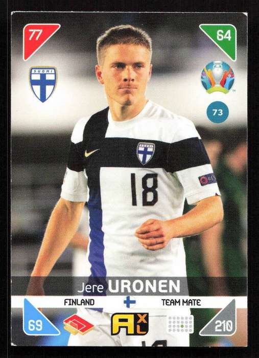 Panini UEFA Euro 2020 / XL Adrenalyn - Finland - Jere Uronen