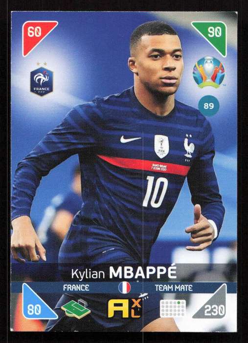 Panini UEFA Euro 2020 / XL Adrenalyn - France - Kylian Mbappe