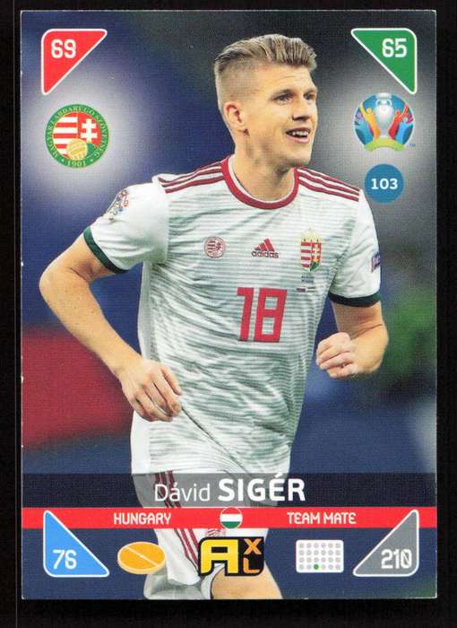 Panini UEFA Euro 2020 / XL Adrenalyn - Hungary - David Siger