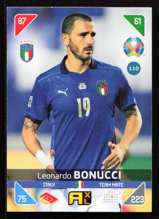 Panini UEFA Euro 2020 / XL Adrenalyn - Italy - Leonardo Bonucci