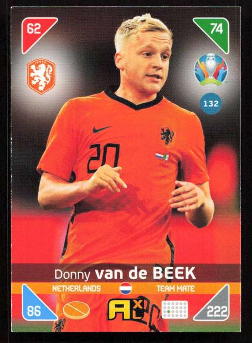 Panini UEFA Euro 2020 / XL Adrenalyn - Netherlands - Donny van de Beek